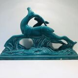 Statue of lemanceau: the deer
