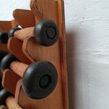 60s dumbbell wall display