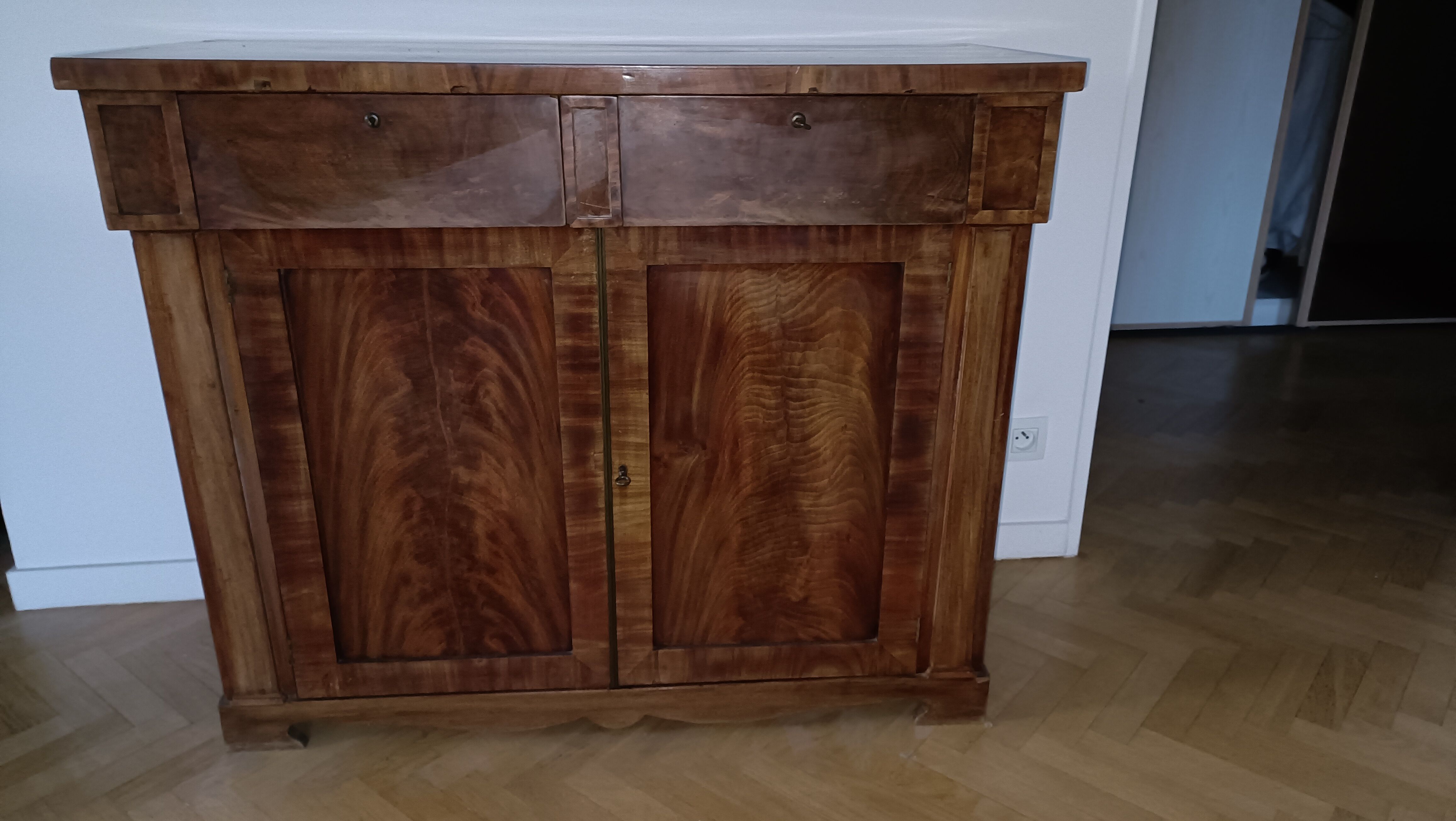 English mahogany buffet XIXth