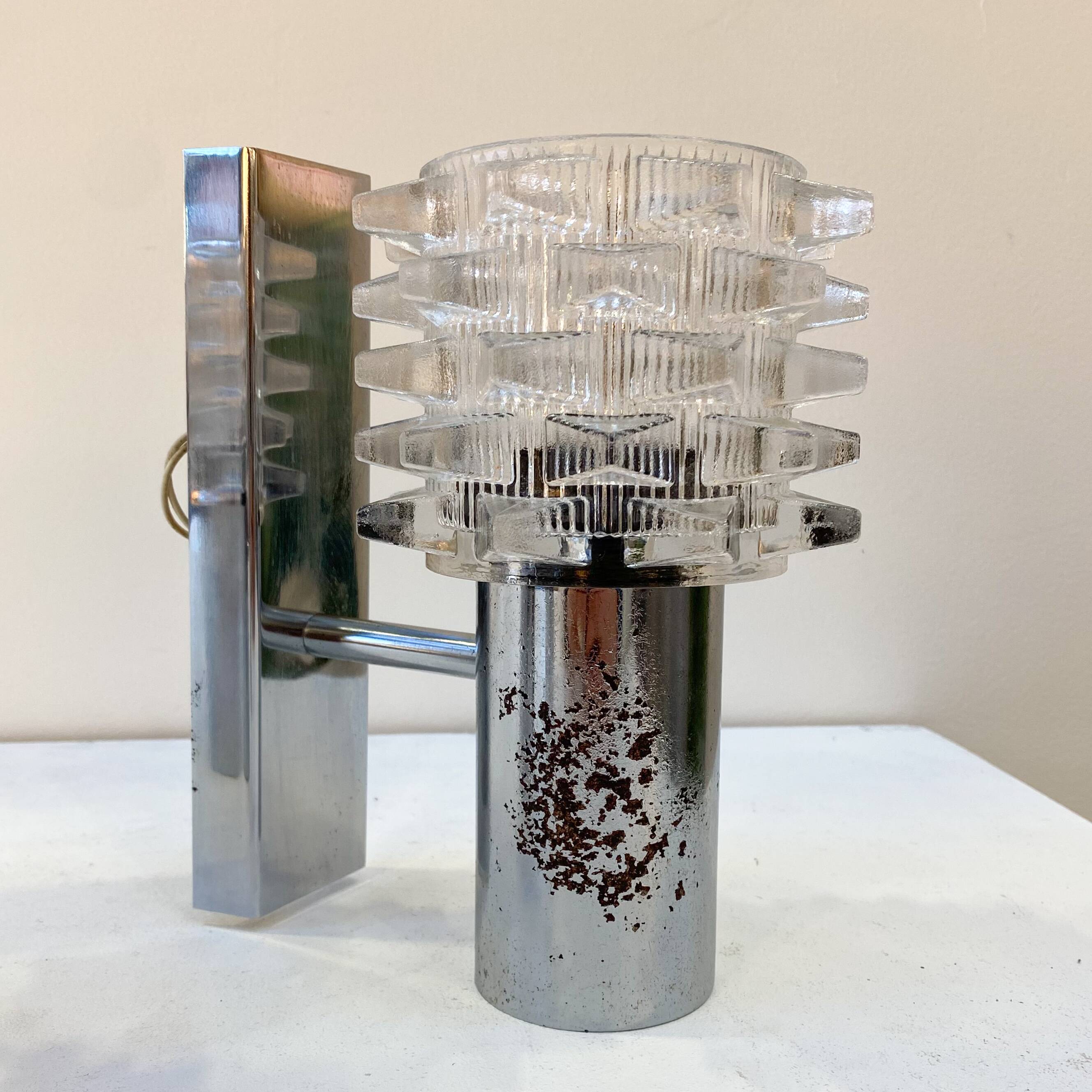 Pair of Raak wall lights from the 70s