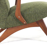 Armchair 'Beverwijk' - fully restored - new upholstery - mid century modern