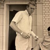 Photo argentique Steve Mac Queen par William Claxton