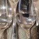 12 silver-plated metal teaspoons by Christofle Marly, 13.6cm