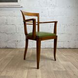 "minister's" office and its solid cherry tree armchair, 70s-80s