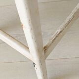 Red formica stool