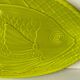 Vintage green relief fish dish Gien