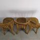 Suite of 6 wooden barhel barel bistro chair