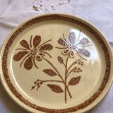 Set of eight vintage 70s plates