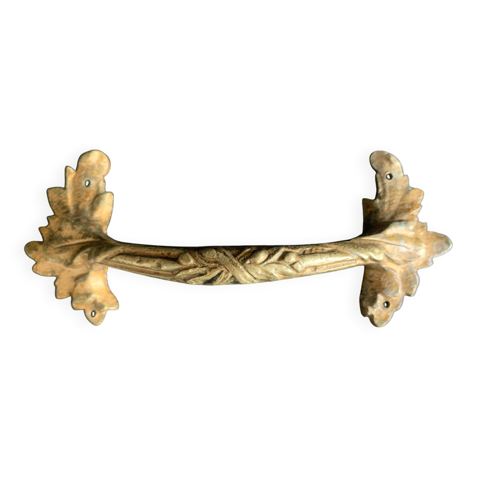 Antique Art Nouveau bronze furniture handle, 1900