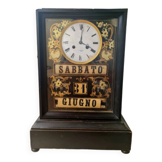 Date pendulum clock Antoine Radier 1850