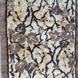 Old European art deco rug 84x184 cm