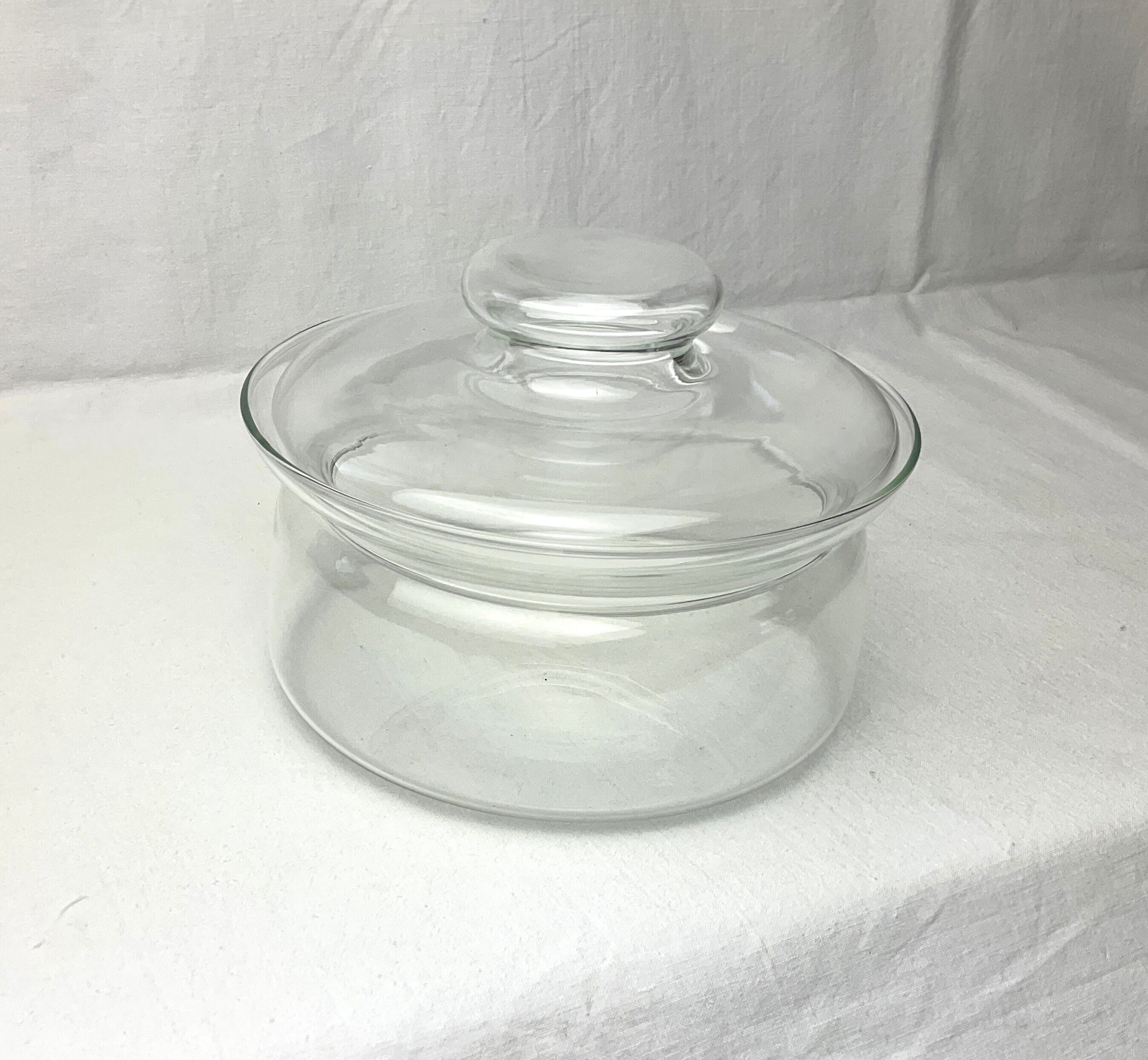 Glass candy box ⌀17