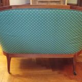 Ancienne banquette et ses deux chaises ancien salon  style Louis XV