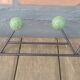 Coat hook 4 branches green balls vintage 60'