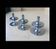 Stoffi candle holders (3)