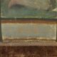Old painting on canvas with a religious theme from the 19th-20th century.