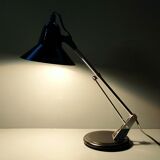 Vintage articulated black architect lamp Luminor ~ 70s ~ France