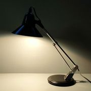 Vintage articulated black architect lamp Luminor ~ 70s ~ France