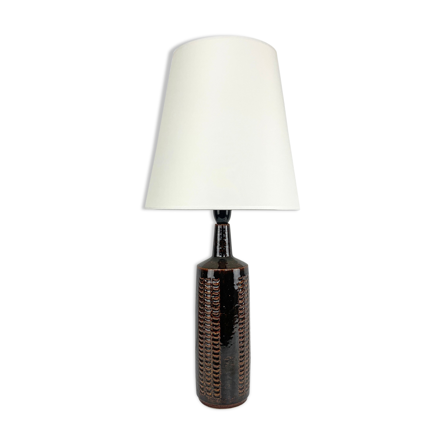 Ceramic table lamp, Per Linnemann-Schmidt for Palshus, Denmark, 1960