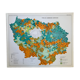 Paris Ile de France map 1967