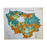 Carte plan Paris Ile de France 1967