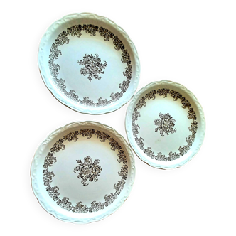Assiette  digoin sarregeumines modele clovis