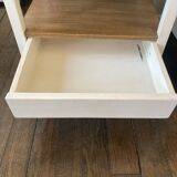 Lot de 2 tables de chevet Blanc d’Ivoire