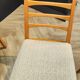 Set of 8 mid century dining table chairs vintage
