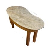 Tamara desk by designer divad (oak & quartzite)