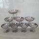 8 stainless steel 18/10 FCA style Létang and Rémi Jean Couzon cups