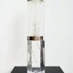 Table lamp in plexiglass and aluminium, Italy, 1970s