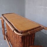 Bar style wood crude mountain cabin 1970