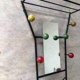 Wall rack on vintage stand 50s