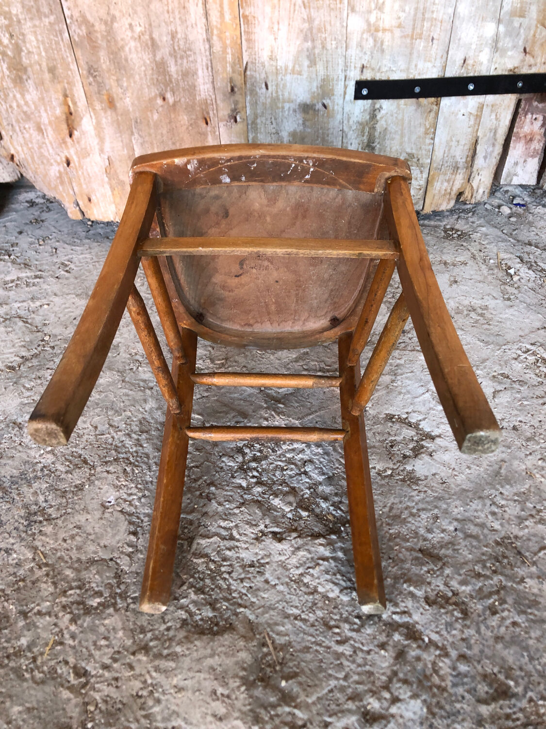 Chair bistrot luterma wood 70s vintage