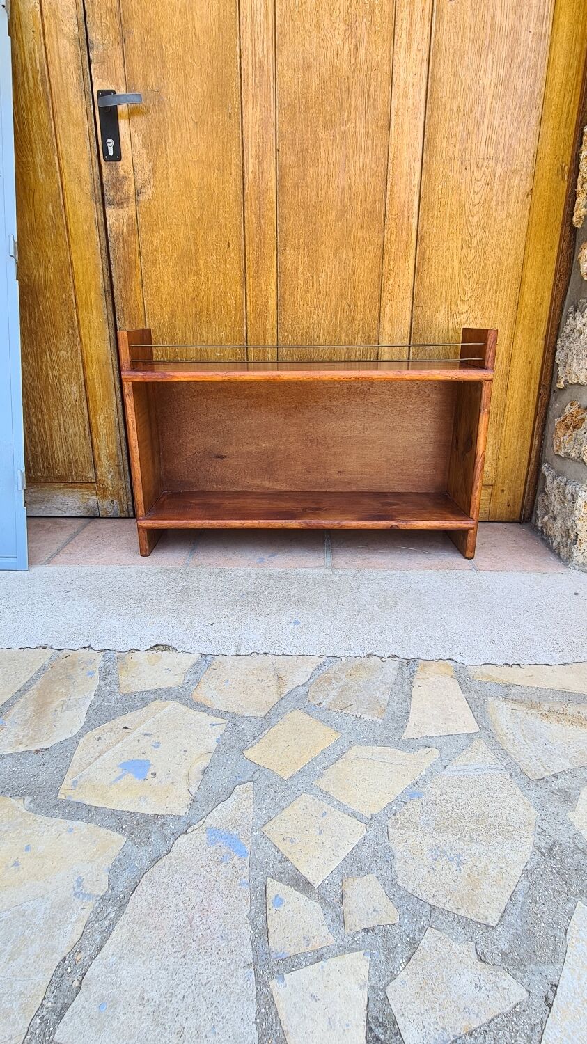 Vintage wall bookcase