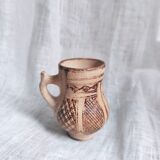 Vase with geometric patterns