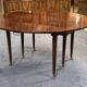 19th-century Louis XVI dining table in Cuban mahogany.