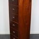 Dutch Industrial Mahogany Apothecary Cabinet, Mid-20th Century