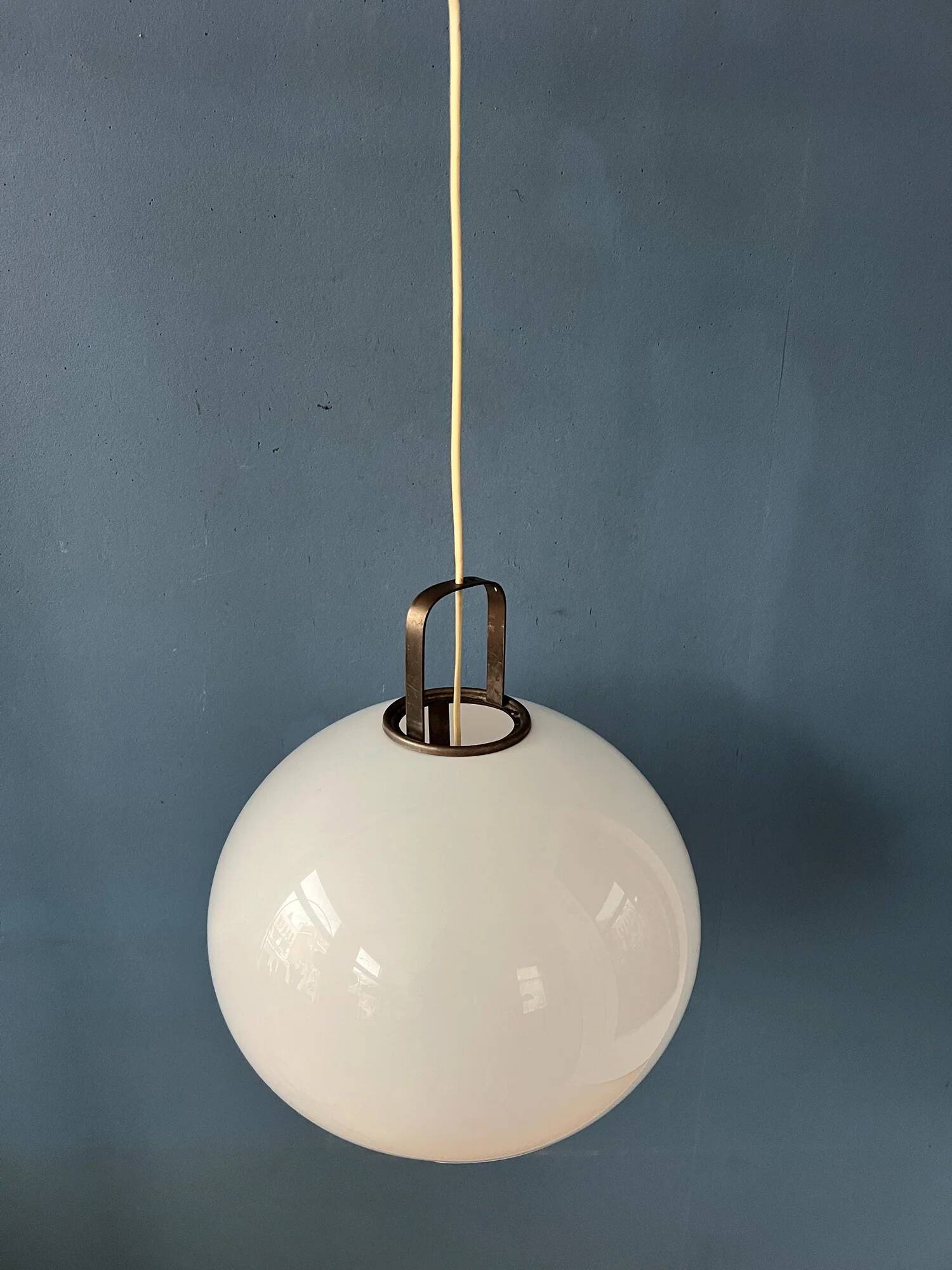 Vintage Guzzini inspired mushroom pendant lamp
