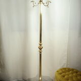 Art Deco brass coat rack from the 20th century.