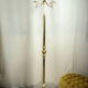 Art Deco brass coat rack from the 20th century.
