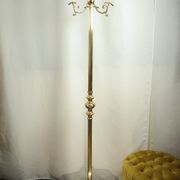Art Deco brass coat rack from the 20th century.
