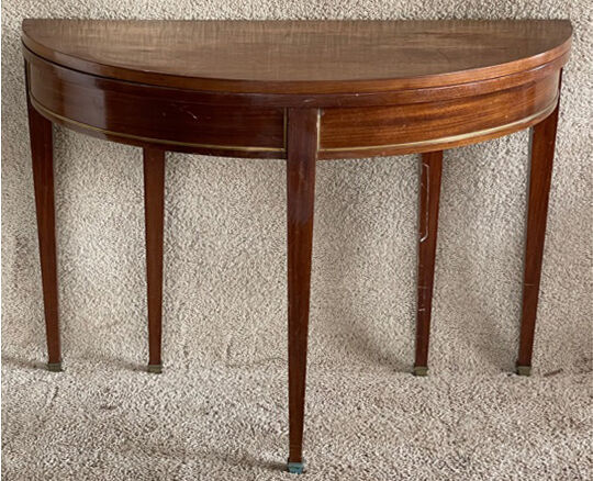 Table demi lune