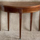 Table demi lune