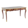 Bureau plat de style Louis XV à décor de scènes lacustres. Circa 1850.