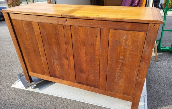 Buffet de campagne Normande style Louis XVI, en chêne massif France