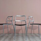 Postmodern Dining Chairs by Maurizio Peregalli for Zeus Collezione 1980's.