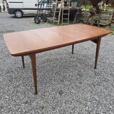 Scandinavian extendable table from the 60s in teak, 250cm L