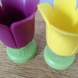 Set of two tulip eggcups