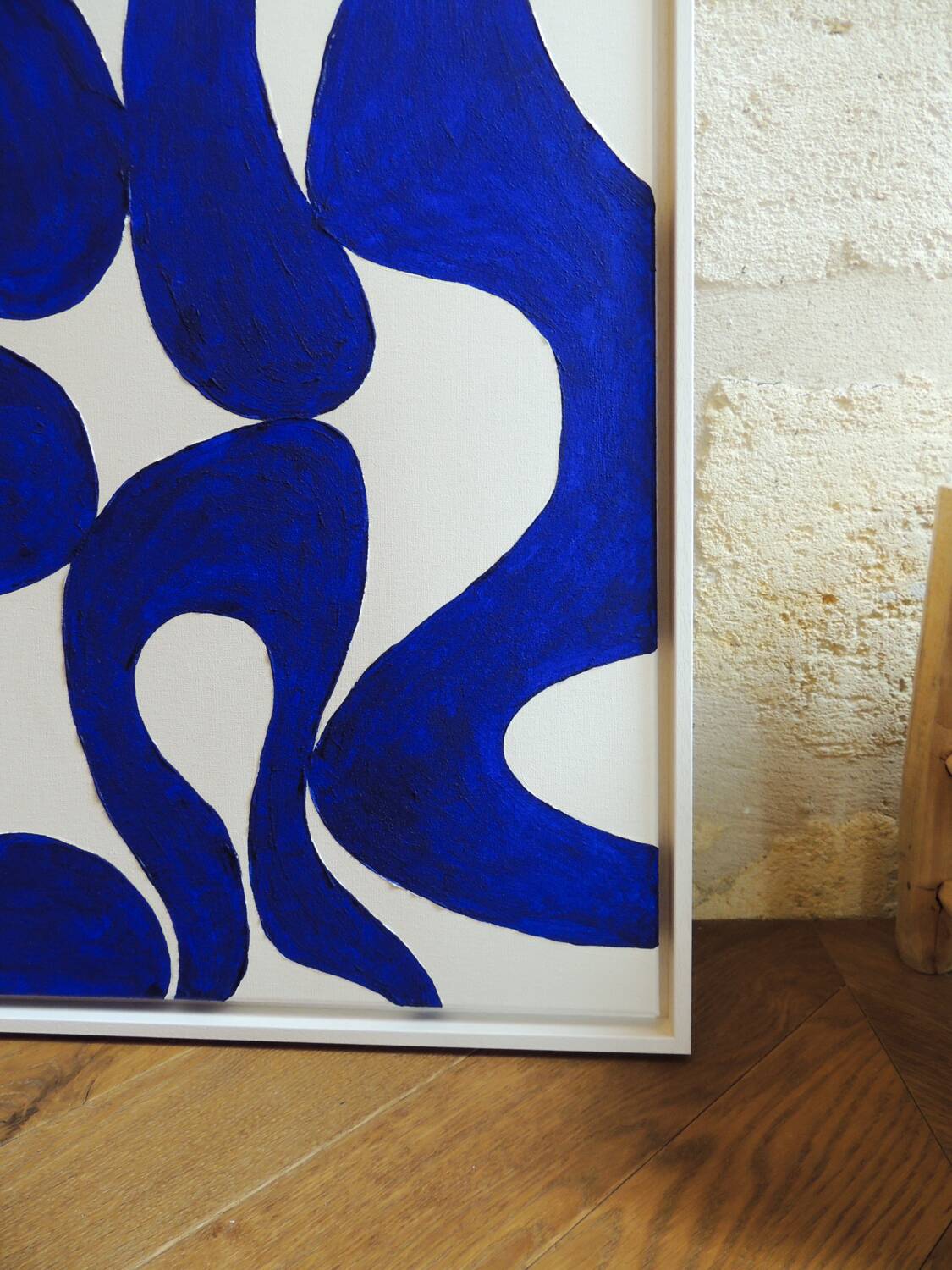 Majorelle blue painting